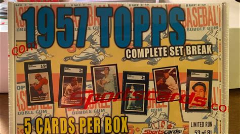 Topps Set Break Mystery Box From Sportscards High Number Hof