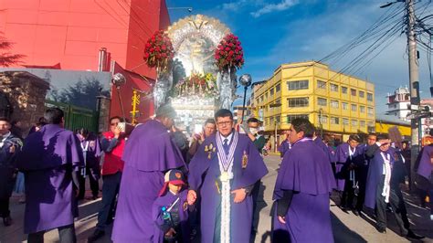 La Sagrada Imagen Del Se Or De Los Milagros Hoy Realiz Su Tercer