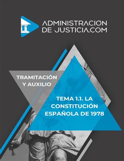 Tema 1 La Constitucion Espanola De 1978