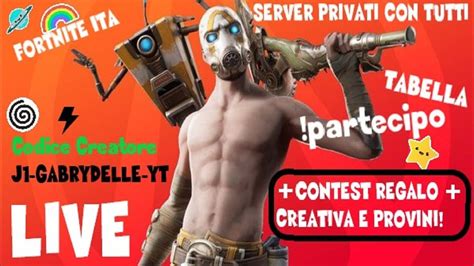 Fortnite Live Server Privati Regalo Una Skin A Chi Fa Vittorie