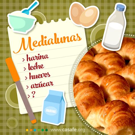 Receta Medialunas Casafe