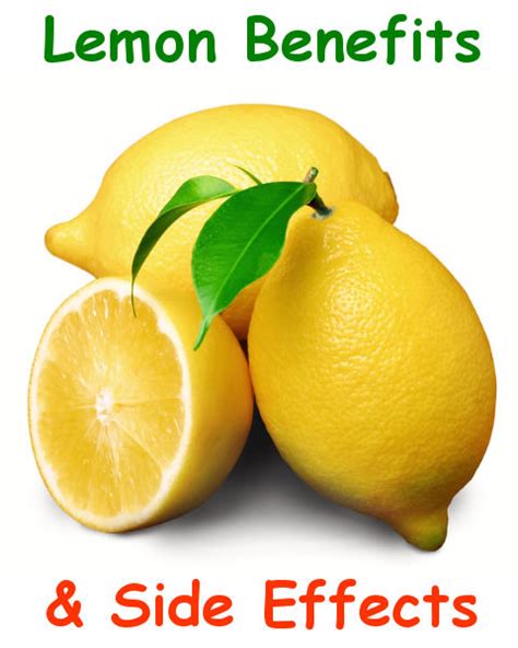 Health Benefits Of Lemon And Its Side Effects