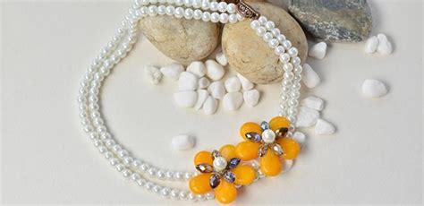 Pandahall Original Diy Project How To Make A White Two Strand Pearl