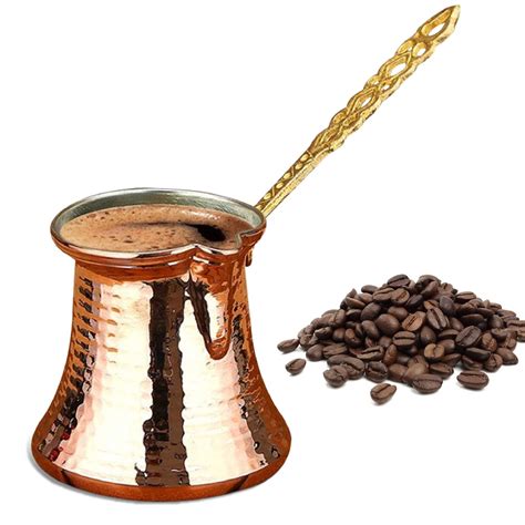 Copper Turkish Coffee Pot Greek Arabic Coffee Maker Handmade Ottoman