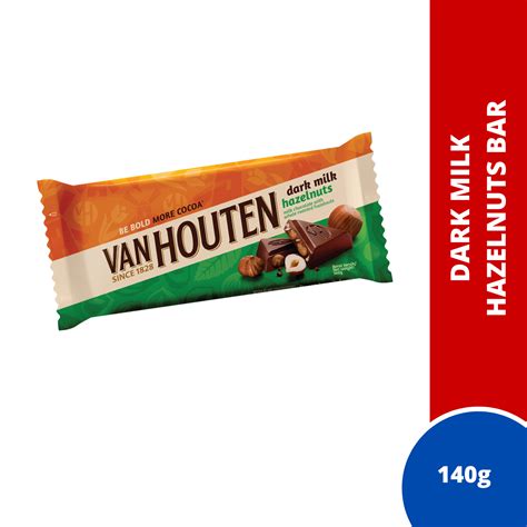 Van Houten Dark Milk Chocolate Bar Assorted Flavours 140g 1 Piece 1