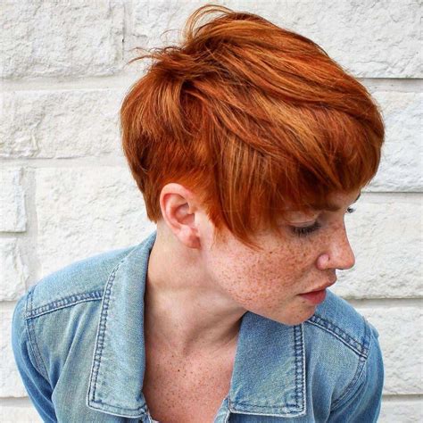 Pixie Cut Red Hair