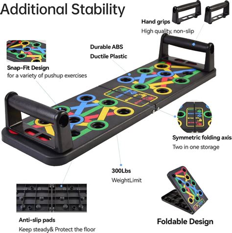 Multifunctional Folding Push Up Board Matsori