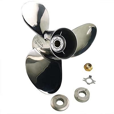 Xspeed Stainless Steel 3 Blades Or 4 Blades Outboard Propeller For 3 1