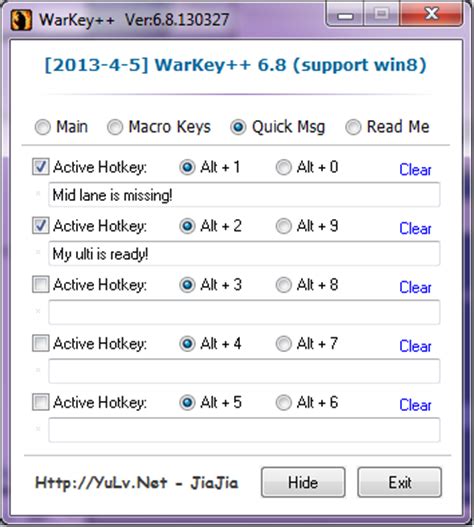 Warkey++ 6.8 Now Available! Support Windows 8! - DotA-Blog