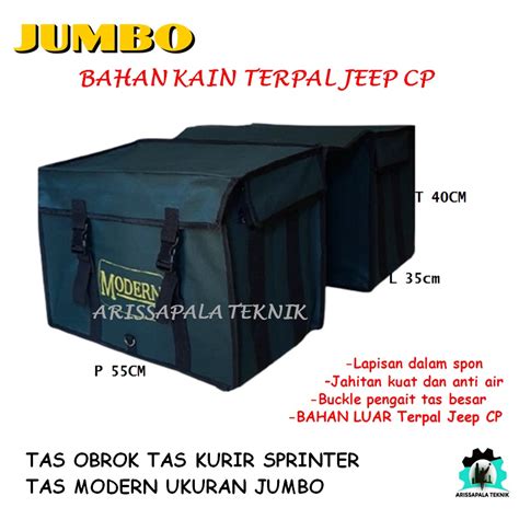 Jual TAS MOTOR TAS OBROK KURIR POS SPRINTER TAS ANGKUT BARANG TAS