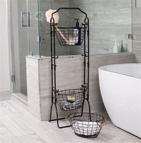 Birdrock Home 3 Tier Wire Basket Stand With Removable Baskets Kitchen