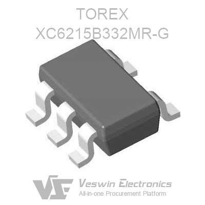 XC6215B332MR G TOREX Linear Regulators Veswin Electronics Limited