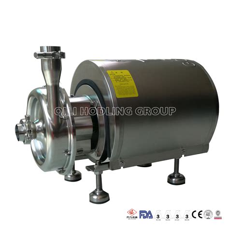 Sanitary Stainless Steel Milk Water Fluid Self Priming Pump China Food