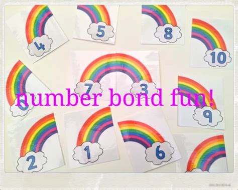 Number Bonds To 20 Rainbow Matching Cards Ks1 Maths Numeracy Game £375