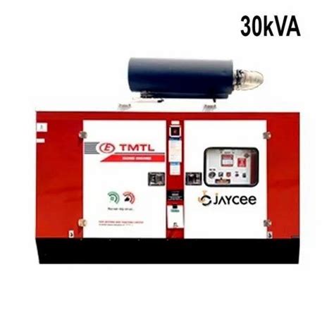 30 Kva Jaycee Silent Diesel Generator Single Phase At Best Price In