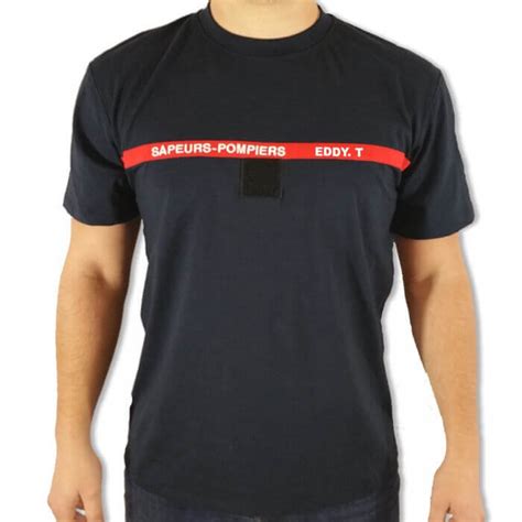 Tee shirt SP Personnalisé Men Fire La Boutique Sapeurs Pompiers