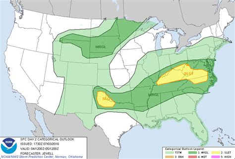 Storm Prediction Center Jul Utc Day Convective Outlook