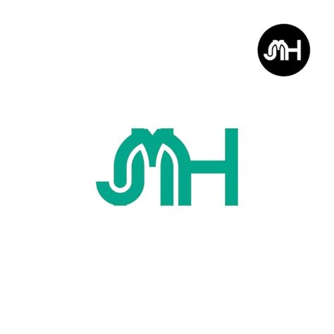 Dise O Del Logotipo De La Letra Jmh Monogram Vector Premium