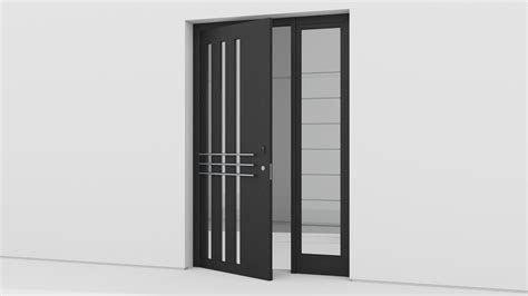 Aluminium Door 40 3d Model Cgtrader