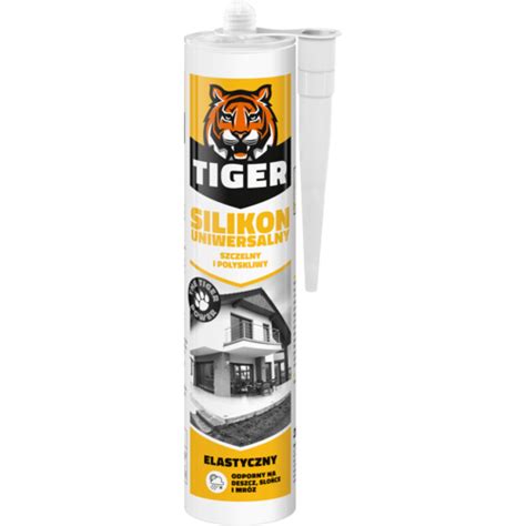 Silikon uniwersalny biały 260 ml TIGER Bricomarche pl