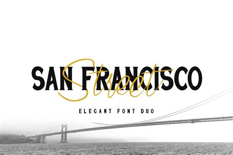 San Francisco Street Font Duo | Stunning Display Fonts ~ Creative Market