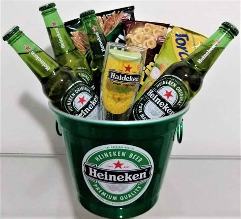 Balde De Cerveja Heineken 5 7 Lts Com Copo Cestas Bruna Cestas E