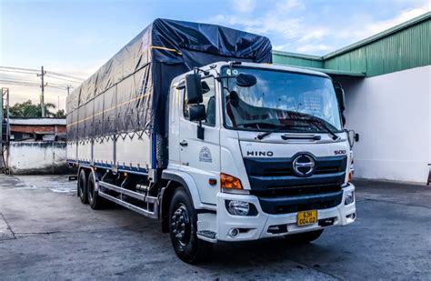 Xe tải 15 tấn Hino FL8JW7A Thùng Mui Bạt siêu dài 9 4 m HINO NGỌC THÀNH