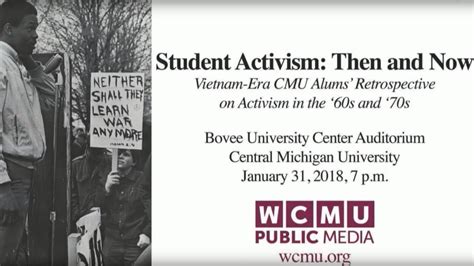 Student Activism Then And Now Full Program Youtube