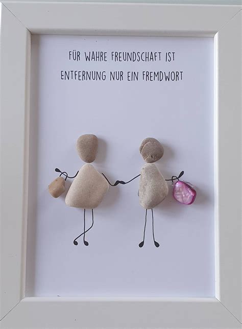 Geschenk Für Die Beste Freundin Steinbild Wahre Freundschaft Etsyde