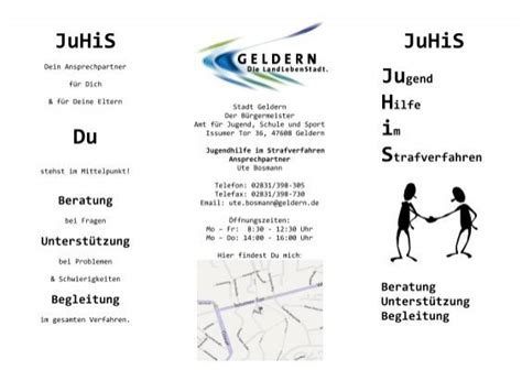 Flyer Jugendhilfe Im Strafverfahren Stadt Geldern