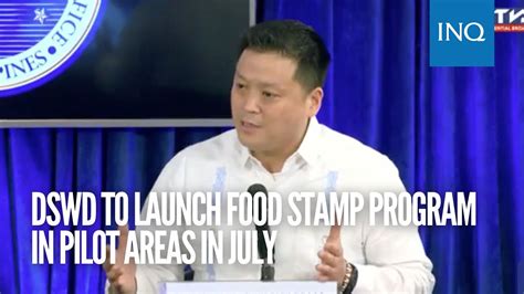 Dswd To Launch Food Stamp Program In Pilot Areas In July Inqtoday Youtube