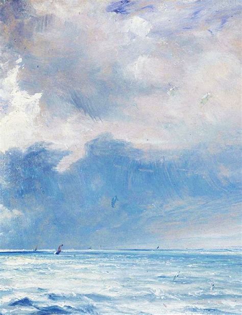 The Sea Near Brighton Detail John Constable Landscape