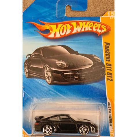 Embalagem Danificada Hot Wheels Premiere Porsche 911 GT2 Universo