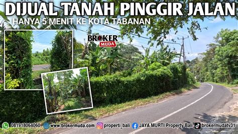 Dijual Tanah Kosong Pinggir Jalan Aspal Cocok Bangun Villa Youtube