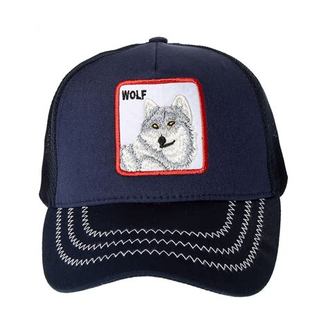 Animal Cap Erkek Wolf Lacİvet GÜneŞlİk Lacİvert Arka Fİle Lacİveret