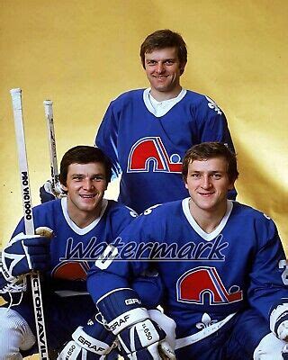 NHL 1980 S Quebec Nordiques Stastny Brothers Color 8 X 10 Photo Picture