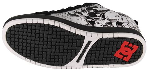 Dc Deadpool Court Graffik Shoe Black White Red