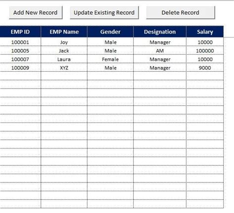 Data Entry Form In Excel Pk An Excel Expert