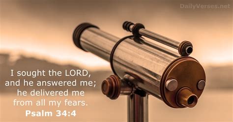 Psalm 34:4 - Bible verse - DailyVerses.net