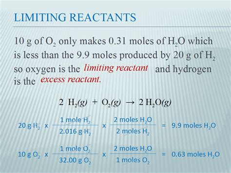 Limiting Reactants