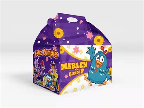 Caja Dulcera Bolo Fiesta Infantil Gallina Env O Gratis