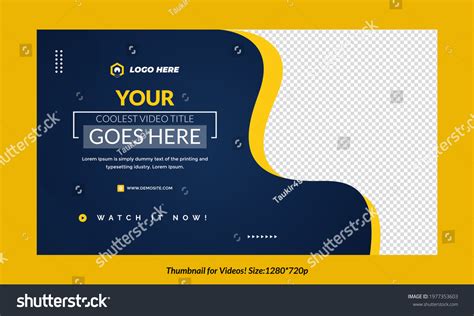video thumbnail images stock  vectors shutterstock
