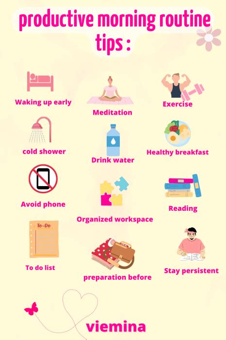 13 Tips Of A Productive Morning Routine Viemina