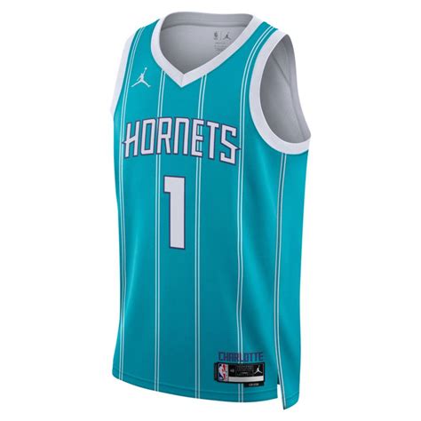 Maillot Nba Lamelo Ball Charlotte Hornets Jordan Icon Edition Basket4ballers