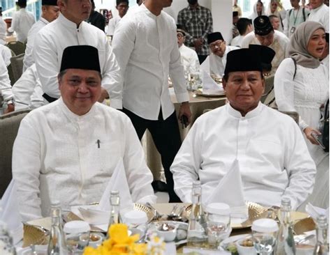 Golkar Dipuji Prabowo Pengamat Tanda Bakal Beri Kursi Menteri Lebih