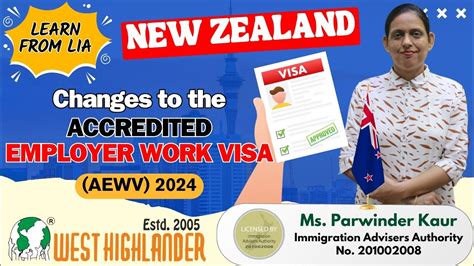 Changes To The Accredited Employer Work Visa AEWV New Zealand 2024