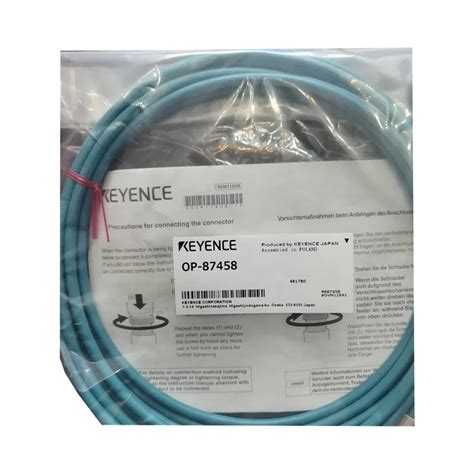 Keyence Op 87459 Ethernet Cable M12 4 Pin Rj45 Nfpa79 Compatible