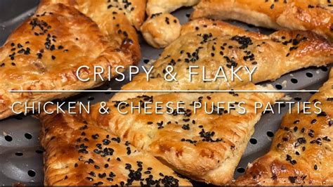 Chicken Cheese Puff Pastry Recipe Meat Puffs Chicken Patties