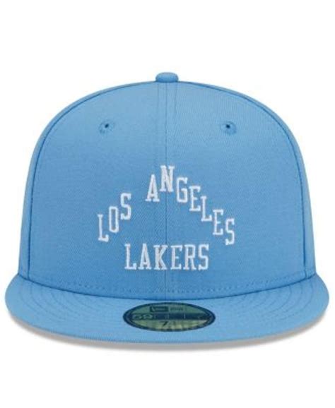 New Era Mens Light Blue Los Angeles Lakers 202122 City Edition