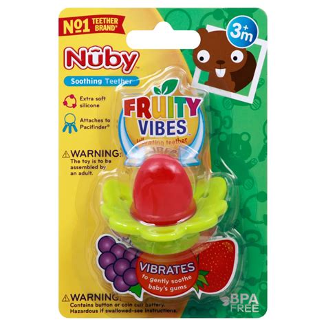 Nuby Fruity Vibes Teether Shop Teething At H E B